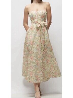 New Dressy Collection Addy Floral Embroidered Party Dress Size 8 $335